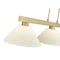Z-Lite Cobalt Billiard, 3-Light, 14.25 In.W x 49.5 In.L x 10.5 In.H, Modern Gold/Golden Mottle 152MGLD-AGM13 - alternate 3